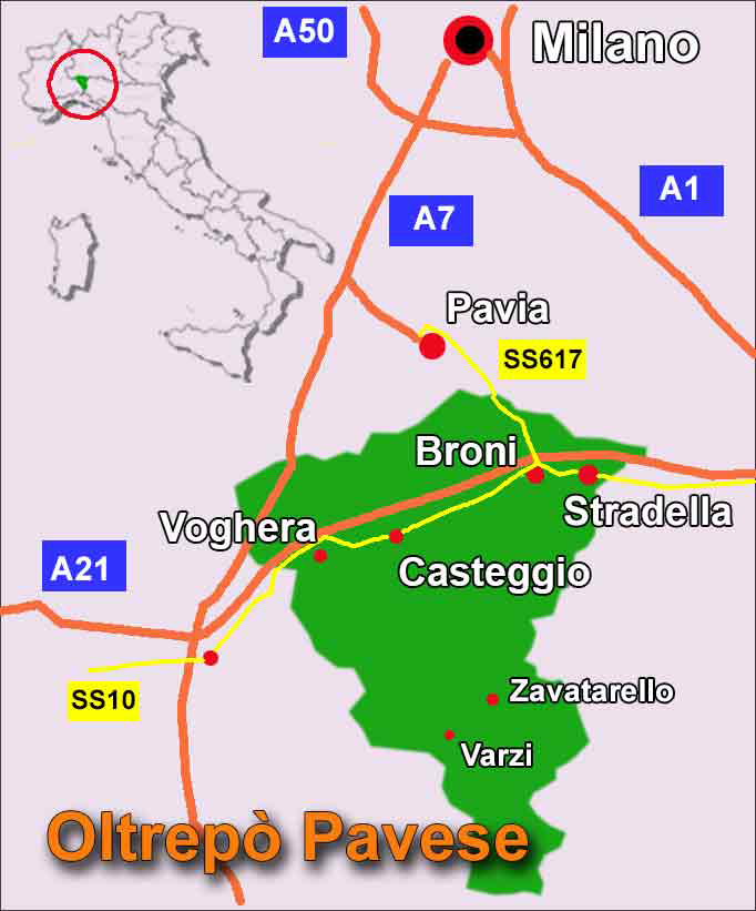 Map Oltrepo